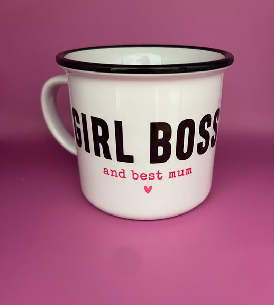 Tasse Message " Girl Boss"