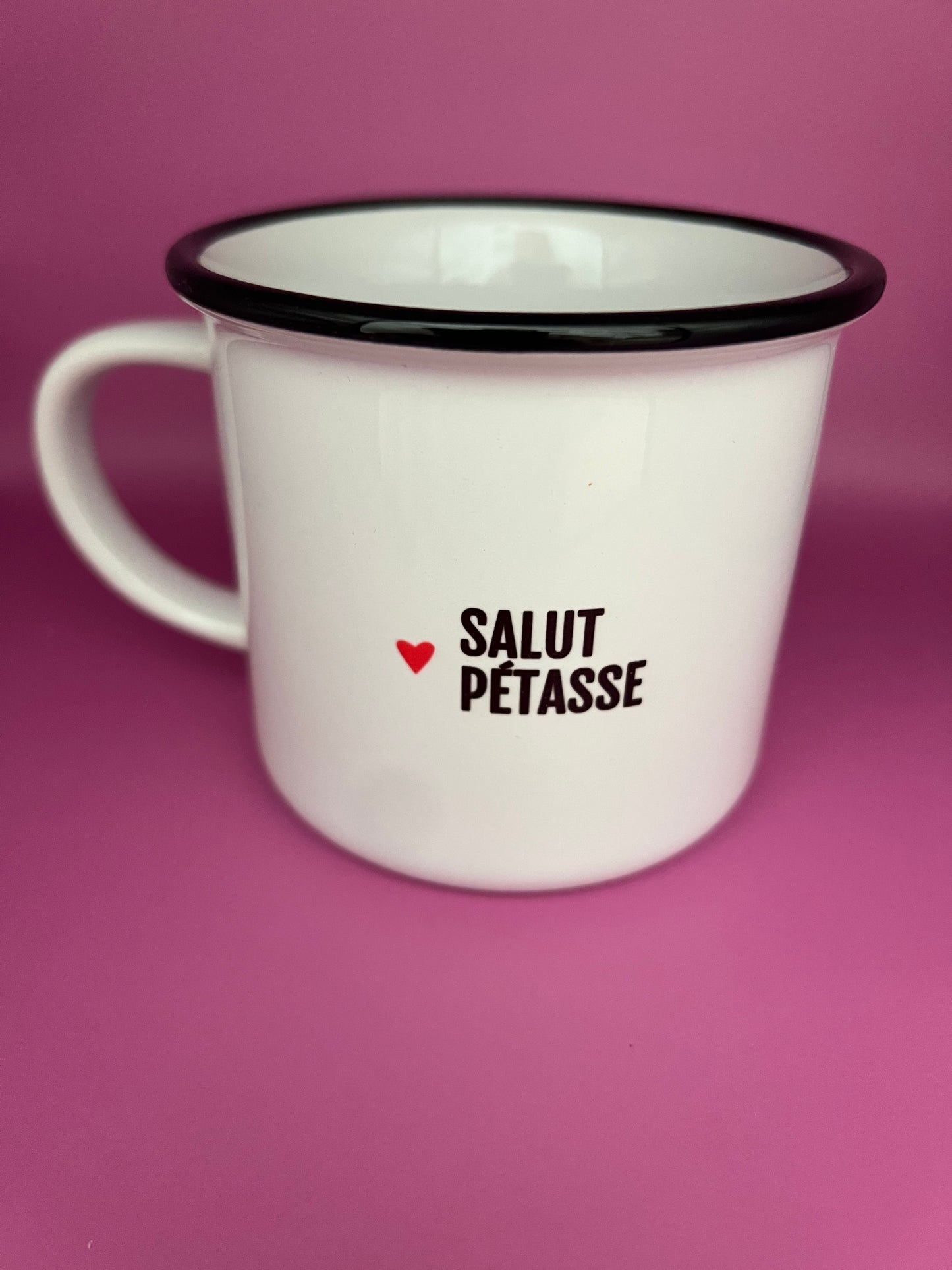 Tasse Message " Salut petasse''