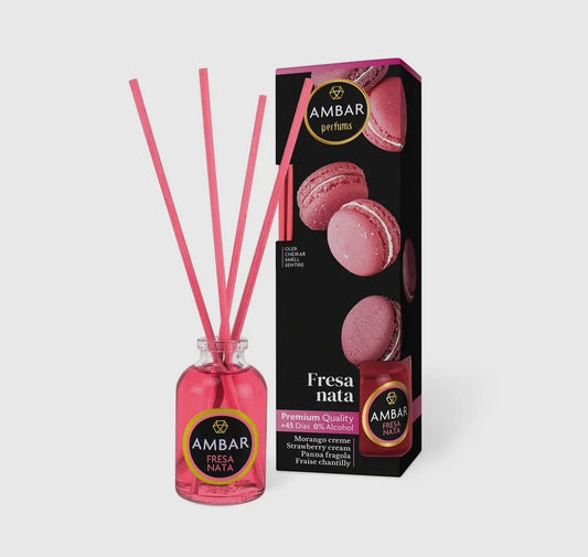 diffuseur d'odeur à bâtons "fraise chantilly"
