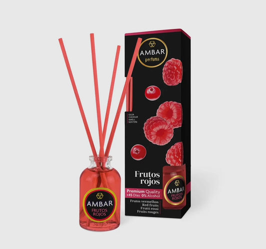 Diffuseur d'odeur a bâtons " fruits rouges"
