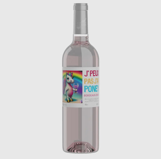 Vin "Je peux pas j'ai poney" Rosé 2023